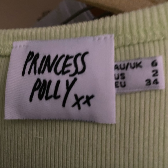 PRINCESS POLLY GREEN LONG STLEVE - Picture 3 of 3